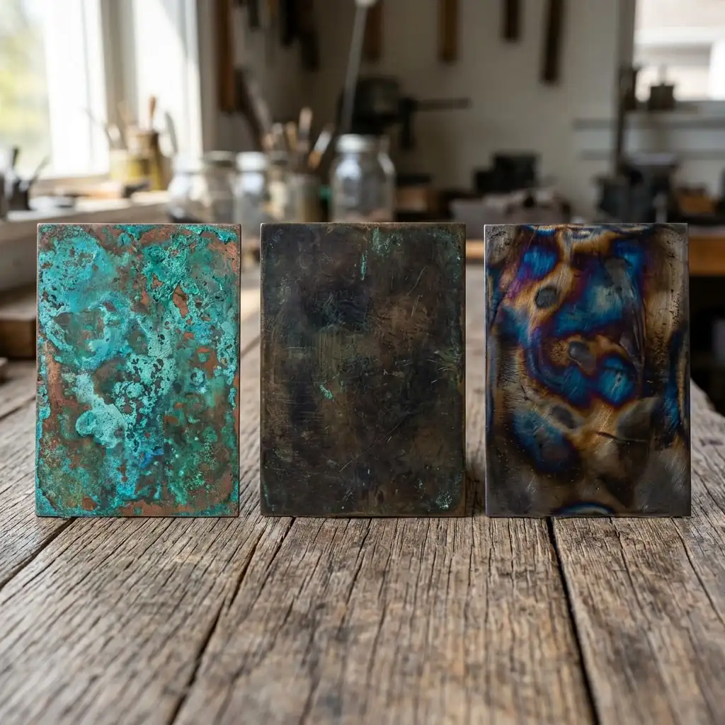 Patina auf Metall erzeugen