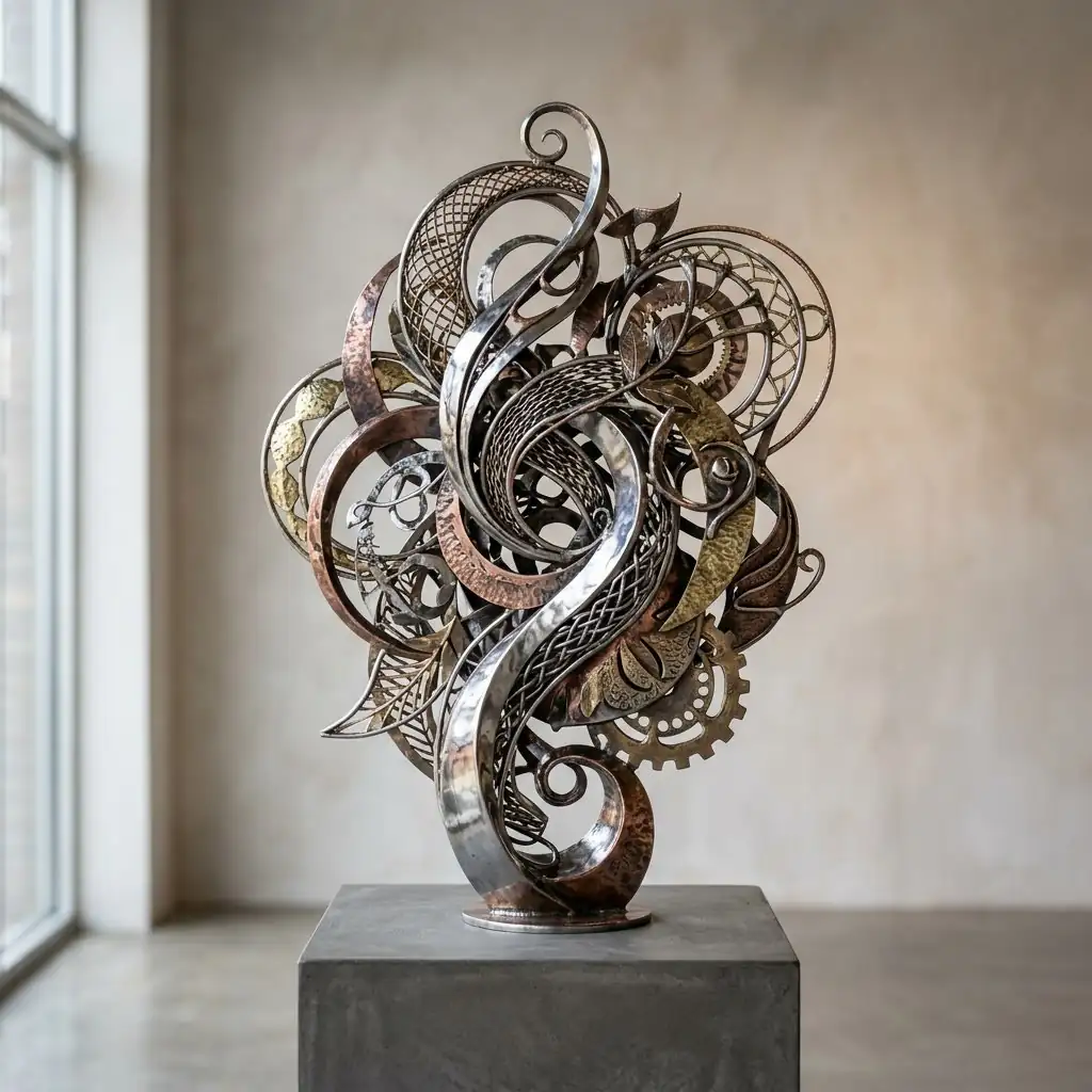 wunderschöne Metallgestaltung